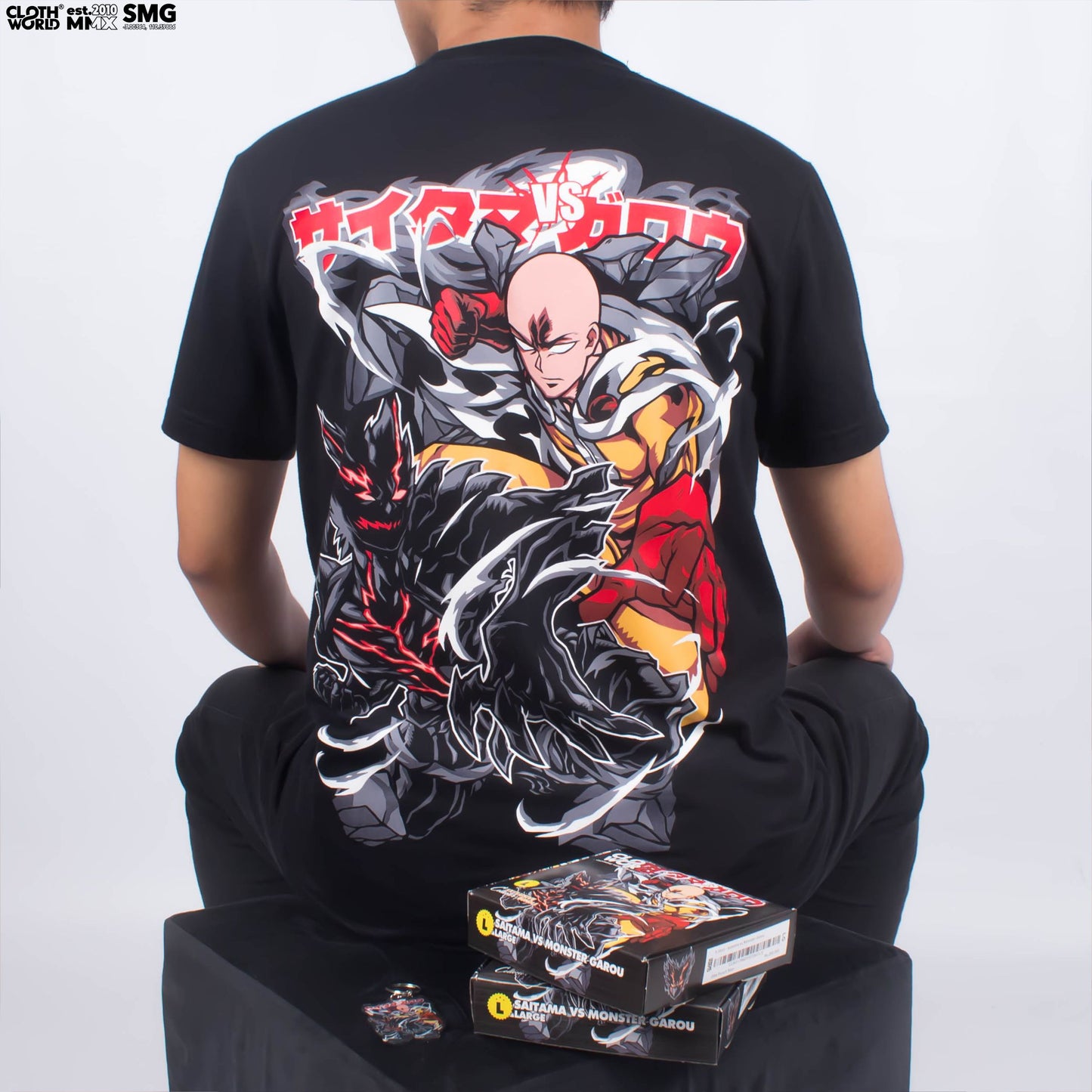 Saitama vs Monster Garou T-Shirt