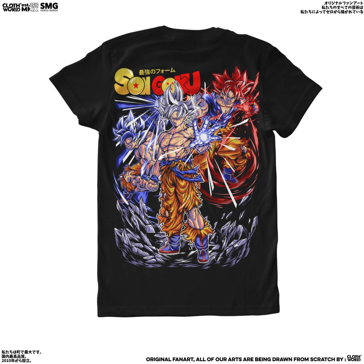 Son Goku Strongest Forms T-Shirt